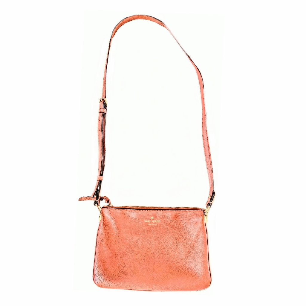 Kate Spade Leila Triple Gusset Leather Crossbody Bag